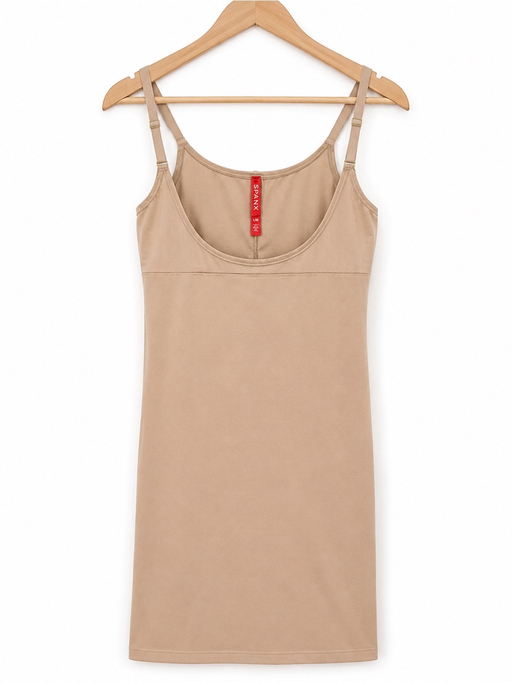SPANX Nude Shaping Slip Dress Camisole Adjustable Straps Size L